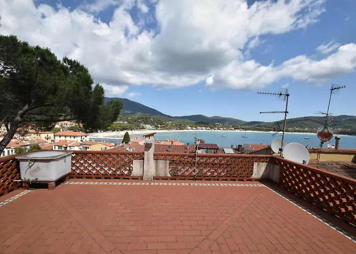 Trilocale Acquamarina - Terrazza Vista Mare, Clima E Posto Auto * Marina di Campo